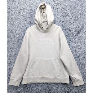 Saturdays New York City Hoodie Mens L Embroidered Logo Streetwear Pullover Gray